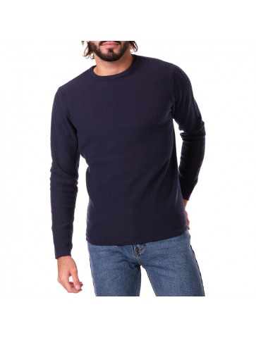 Pull col rond GOHAN navy