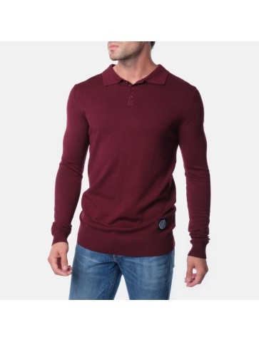 Pull col polo  PAS Bordeaux