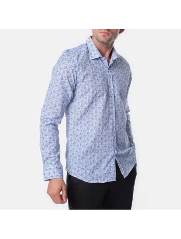 Chemise imprimée HIDAN Ciel