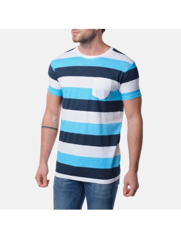 T-shirt VANITAS Navy-Turquoise