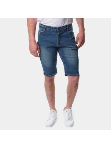 Bermuda jean CHOPPER Bleu...