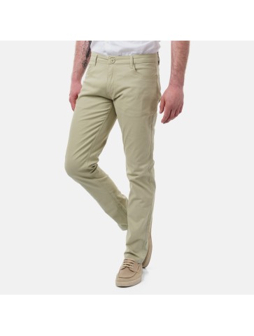 Pantalon chino YUTA Kaki