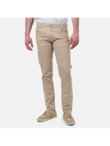 Pantalon chino YUTA Taupe