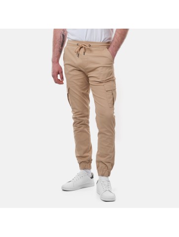 Pantalon Cargo KOBY Beige