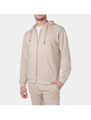 Gilet zippé à capuche...