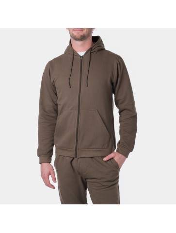 Gilet zippé à capuche...