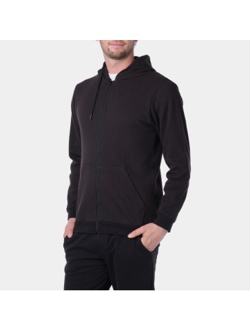 Gilet zippé à capuche...
