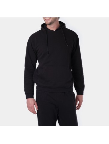 Sweat à capuche MAHITO Noir