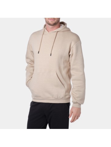 Sweat à capuche GETO Beige