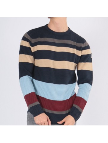 Pull col rond BICA Gris chiné