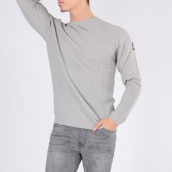 Pull col rond DORAMI Vert kaki