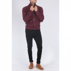 Gilet boutonné WINTER Bordeaux