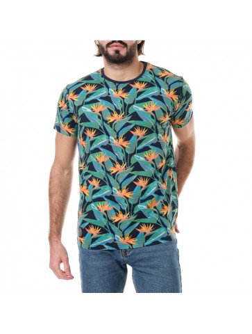 T-shirt Sakura Bleu marine