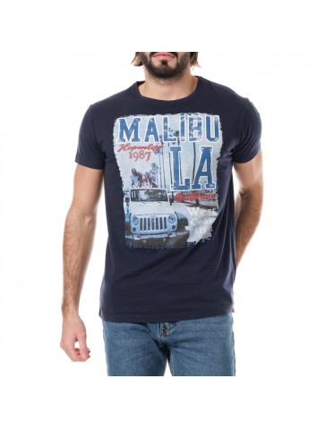 T-shirt Malibu Bleu marine