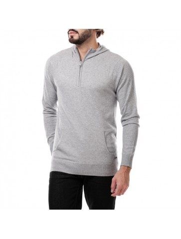 Pull avec capuche KYOJIN gris